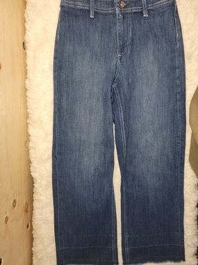PAIGE Medium Blue Denim Jeans - NELLIE